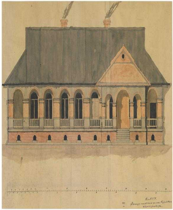 대한제국 황제의 개인 주택 계획안 - 제정 러시아 대외정책문서보관소 제공