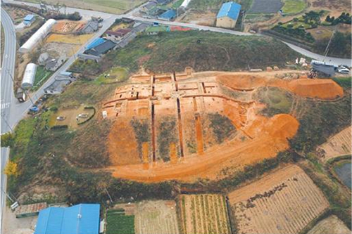 고창 봉덕리 1호분 전경