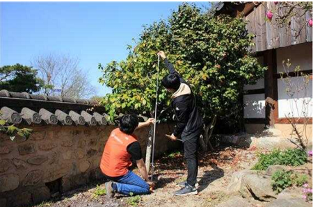 국립문화재연구소, 국립수목원간 공동 조사 사진