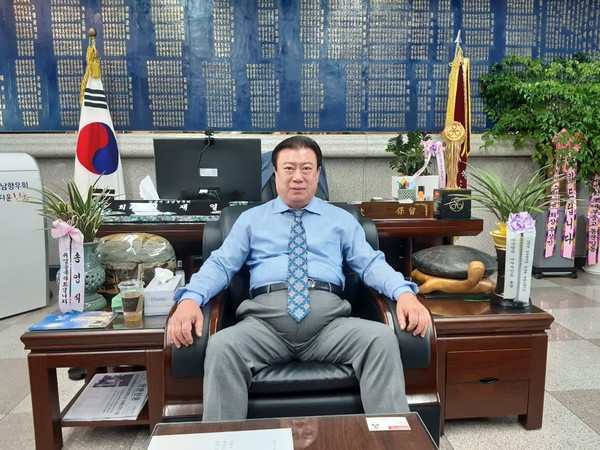 안산시 제 22대 호남향우회 김재열 회장  [사진=seoulcity취재국]