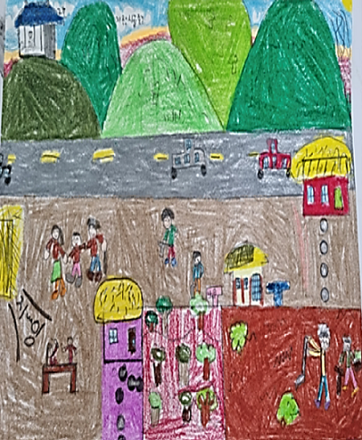 그림 그리기 공모 세계시민포럼 이사장상 ‘임영’의 그림