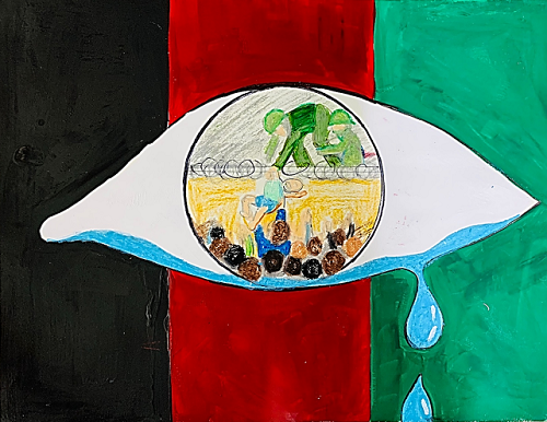 그림 그리기 공모 유네시코 아태교육원 원장상 ‘압둘 와지드’의 그림