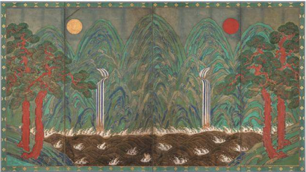 창덕궁 인정전 일월오봉도 처리 후   