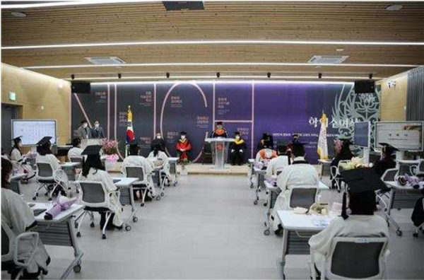 2021 한국전통문화대학교 학위수여식 현장