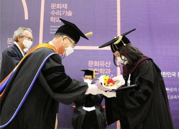 2021 한국전통문화대학교 학위수여식 현장