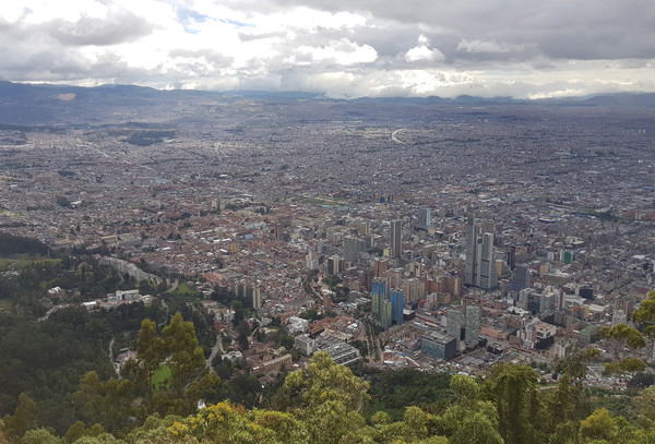 The city of Bogota, Colombia