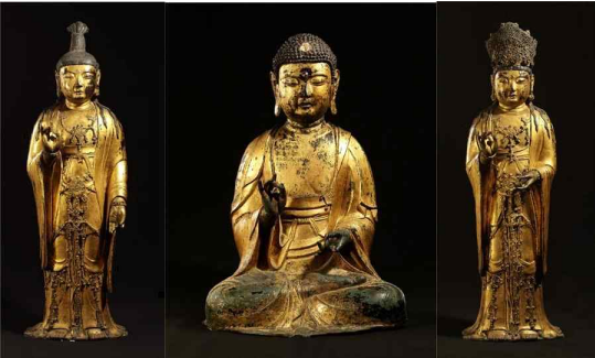 금동아미타여래삼존상