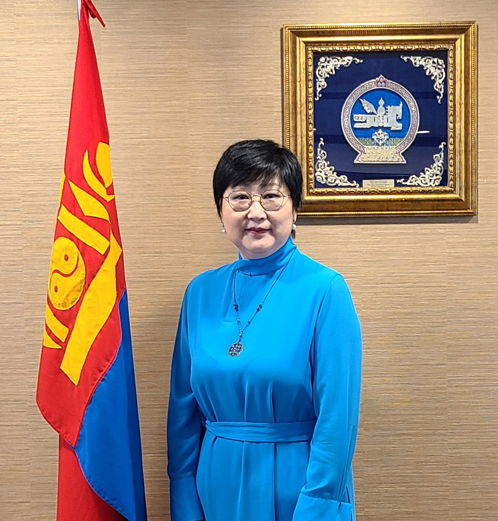H.E.  Erdenetsogt Sarantogos Ambassador  of  Mongolia to Korea