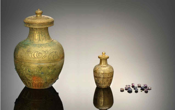 국보 '익산 미륵사지 서탑 출토 사리장엄구'/문화재청=사진