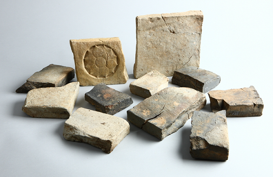 송림리 토기가마 출토 벽돌/한성백제박물관=사진