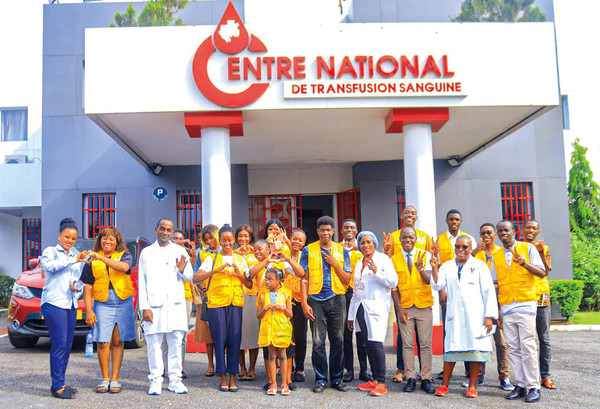 On February 26, the WeLoveU held a worldwide blood drive at the National Blood Transfusion Center in Libreville, Gabon, and practiced the noble value of sharing life.