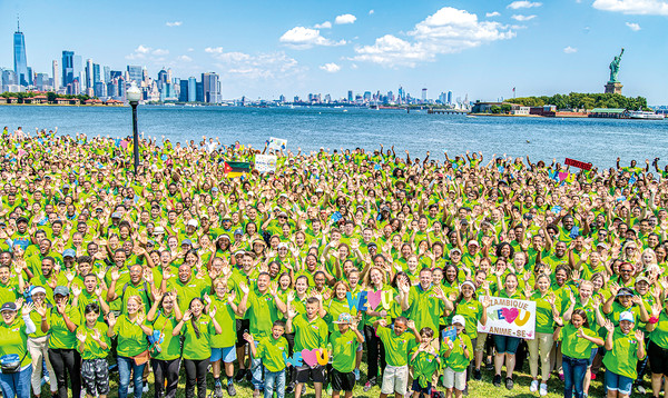 In July 2019, around 2,500 people participated in the 23rd American New Life Family Walkathon held at Liberty State Park in Jersey City, NJ, for the sustainable future of mankind.