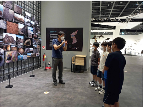 2022년 천연기념물센터 주니어닥터_전시관 견학/문화재청=사진