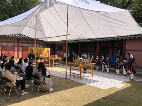 2022년 종묘대제 제수진설 체험행사/문화재청=사진