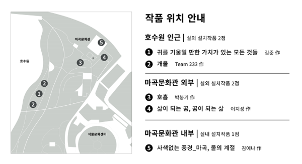 작품배치도/서울시=사진