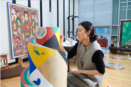 국가무형유산 불화장 이수자 이주현/문화재청=사진