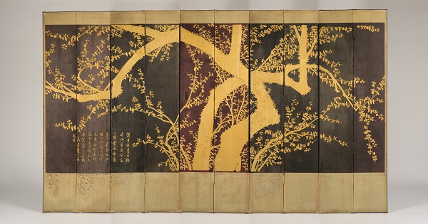 자수 매화도 병풍(조선시대)/서울공예박물관=사진