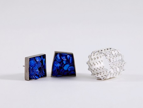 with fallen leaves 귀걸이, Kanon 반지 시리즈(이영주 작가)/서울공예박물관=사진