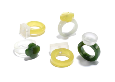 작품명 : ‘옥반지: 실루엣 링’ (국가무형유산 옥장 이수자 조상옥, 포스티크 대표 김재경)/문화재청=사진