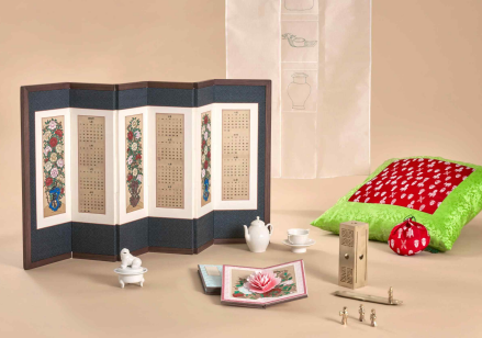 종묘제례 해석 공예상품, 전체 제품 사진 '종묘제례'