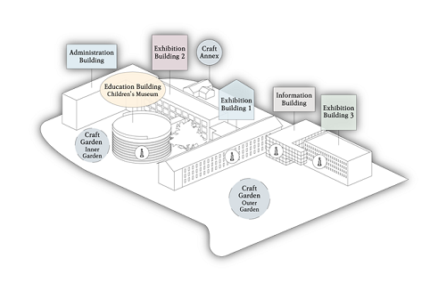서울공예박물관=박물관 배치도