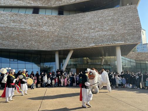 한성백제박물관 마당에서 펼쳐진 전통공연/서울시=사진