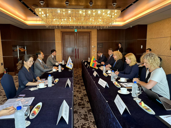 Visit of Lithuanian Minister of Economy and Innovation's Aušrinė Armonaitė to South Korea, 2023  (Photo=Embassy of the Republic of Lithuania)
