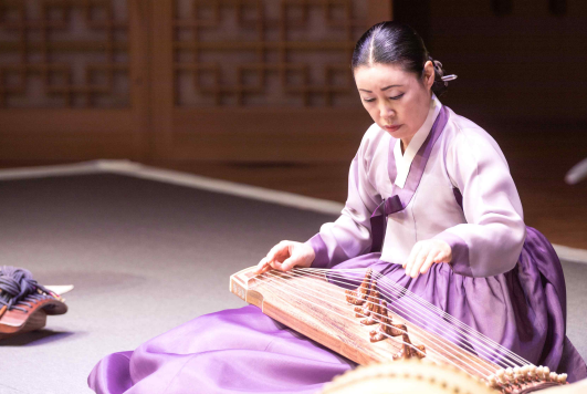 가야금병창 (출처: 국립국악원)/문화재청=사진
