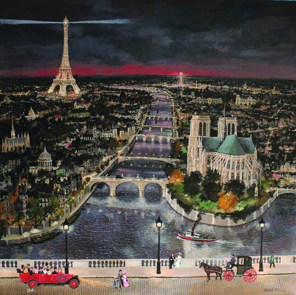파리, 조감도_미셸 들라크루아 (사진제공=2448아트스페이스, 한국경제신문)