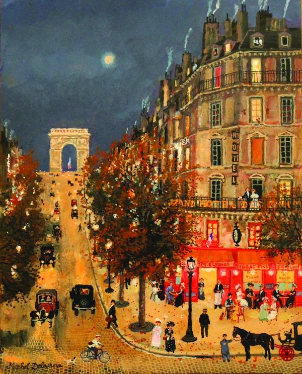 샹젤리제 거리를 올라가자_미셸 들라크루아 (사진제공=2448아트스페이스, 한국경제신문)