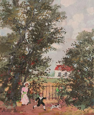 나비 채집_미셸 들라크루아 (사진제공=2448아트스페이스, 한국경제신문)