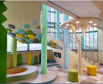 틈새공간 키우기 사업 추진사례, 녹색공간(독서·휴식·놀이공간) (사진제공=서울시교육청)