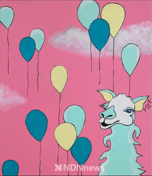 윤송아 작가 작품 미국 진출 전시 / 사진제공-송아화실