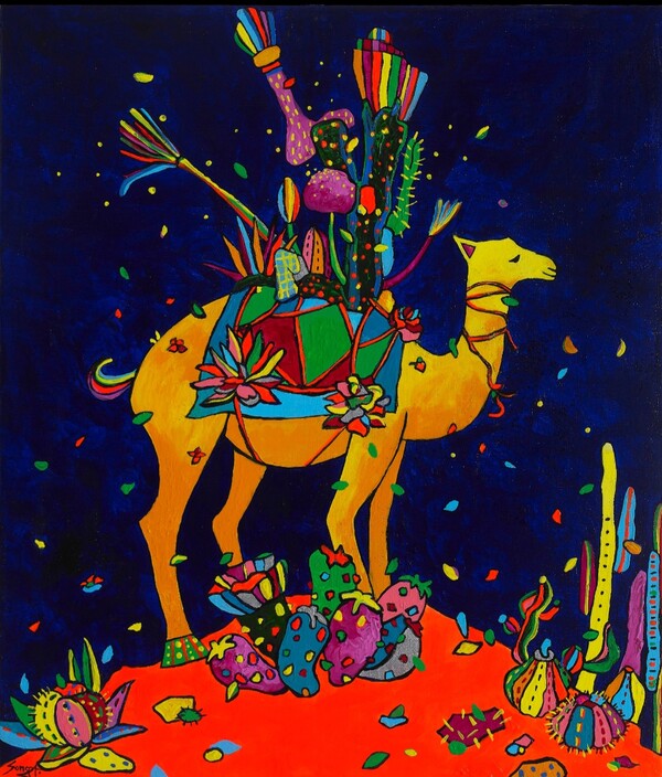 윤송아 작가의 '낙타시리즈' 개인전에 전시 / 사진촬영 - 김인식 작가