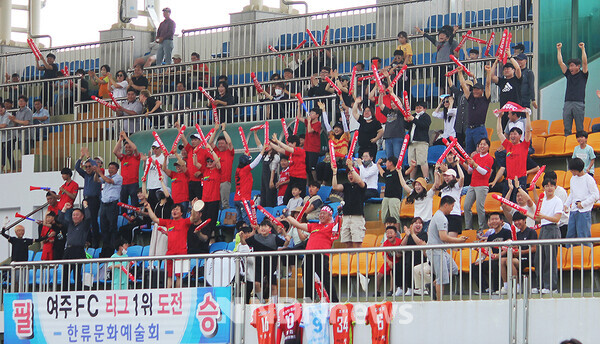 여주FC, 극장 역전골로 4연승 ‘쾌거’ [사진=여주시]