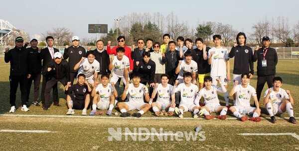 브레이크 없는 여주FC, 리그 1위 등극[사진=여주FC]