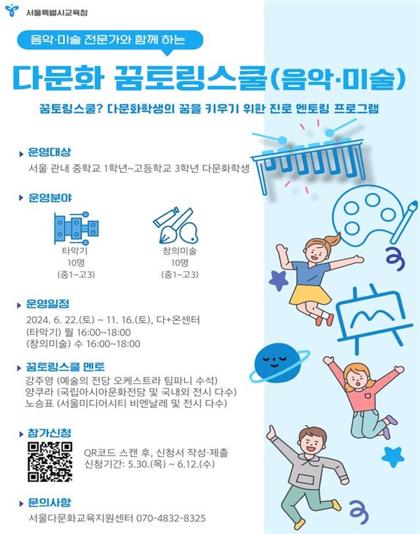 음악·미술 전문가와 함께 하는 다문화 꿈토링 스쿨(음악·미술)=사진