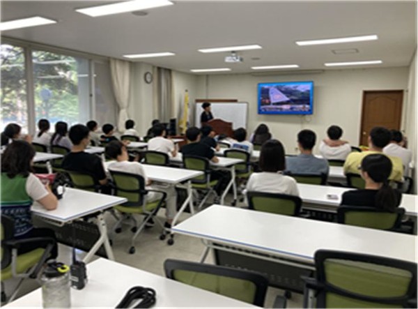 안전교육 장면=사진