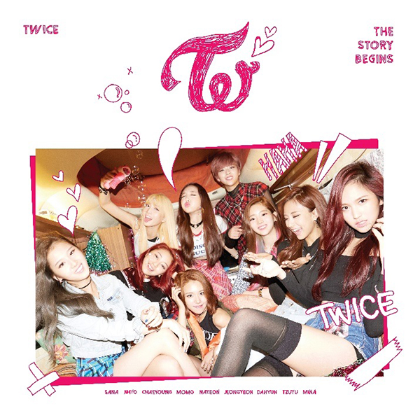걸그룹 트와이스(TWICE) 1집 앨범 커버 이미지 (사진=지니뮤직)