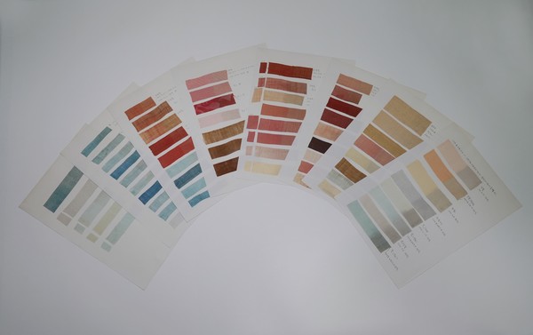 '식물염색 변색실험 자료' 이병찬 (출처=서울공예박물관)