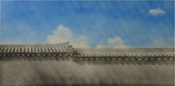 정희경, 구름산책자, 30x60cm, mezzotint, 2023 (사진제공=세종문화회관)