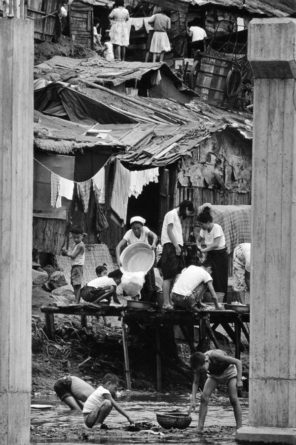 청계천, 구와바라 시세이, 1965 (출처=청계천박물관)