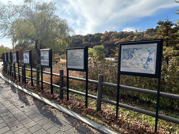 보라매공원 동행드로잉 전시회 현장 (출처=서울시 서부공원여가센터)