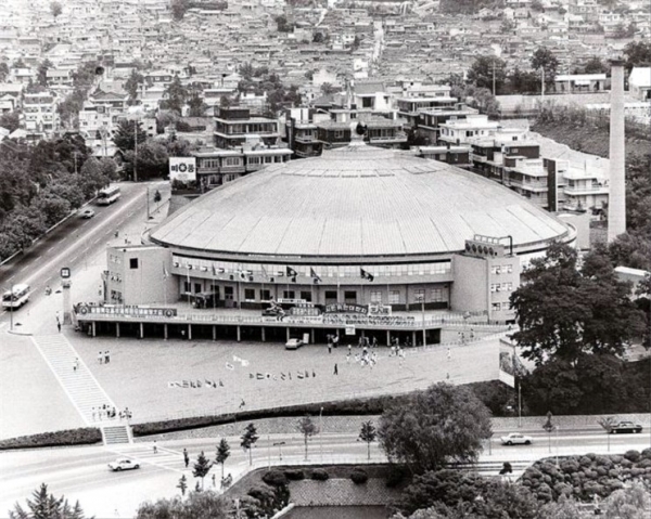 옛 장충체육관 모습 (사진출처=서울기록원)
