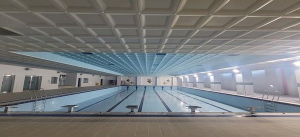 수도여자고등학교 수영장 내부 전경=사진