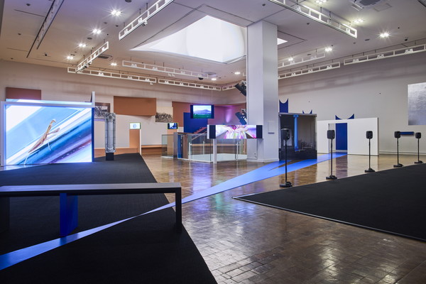 김성환 개인전 《Ua a‘o ‘ia ‘o ia e ia 우아 아오 이아 오 이아 에 이아》의 설치전경. (출처=작가/촬영 권수인)