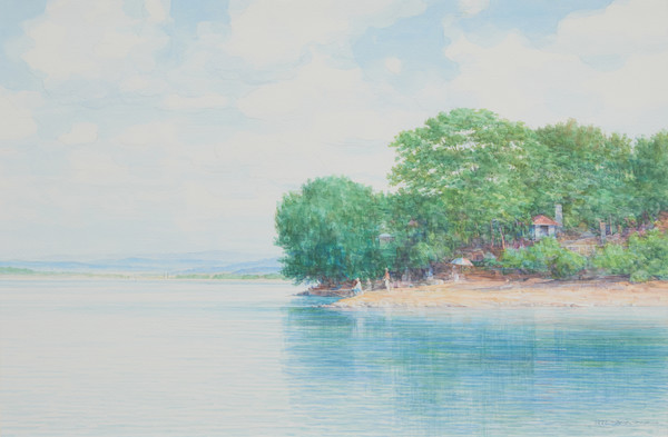 권훈칠 KWON Hoon Chill, 여름 Summer, 32x47cm, 종이에 수채 Watercolor on paper, 1990. (제공=갤러리 도올)