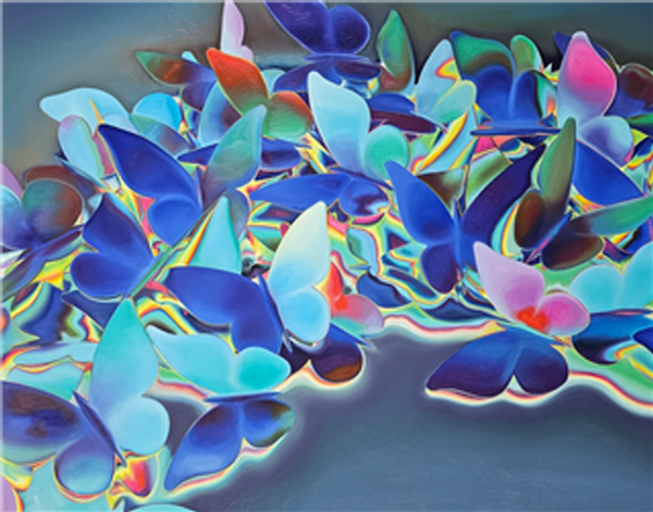 문형철, 나비, 130 x 97cm. (제공=갤러리 라우)