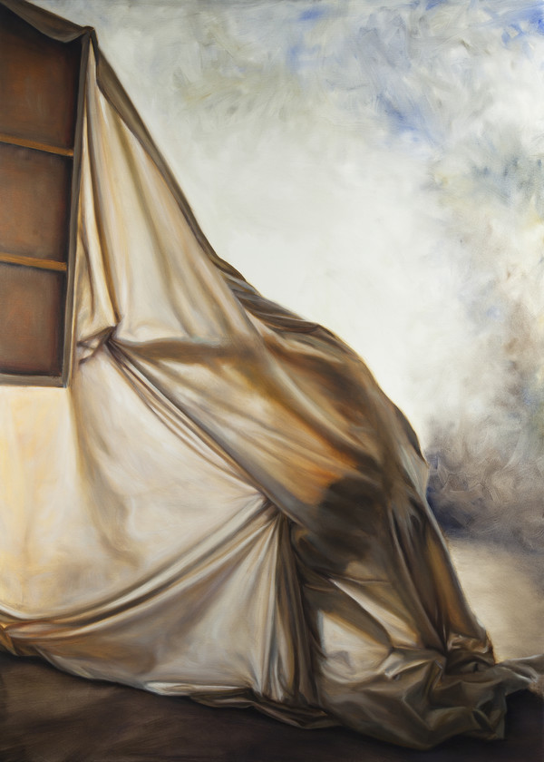 데이비드 오케인, 《Gloaming》, 2024, 유화, 캔버스, 140 × 100 cm. (제공=갤러리바톤)