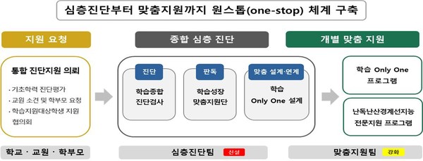 남부학습성장진단센터의 심층진단 및 맞춤지원, 다양한 느린학습자 지원